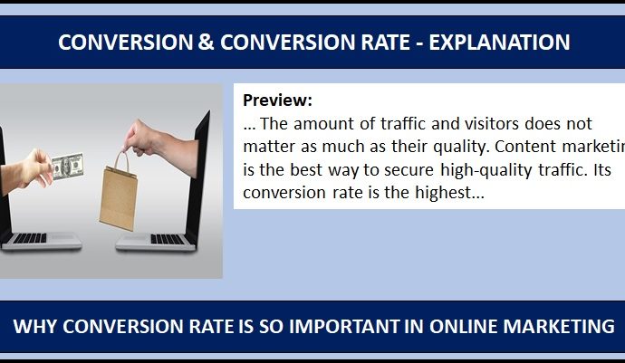 Why conversion and conversion rate is so important in online marketing